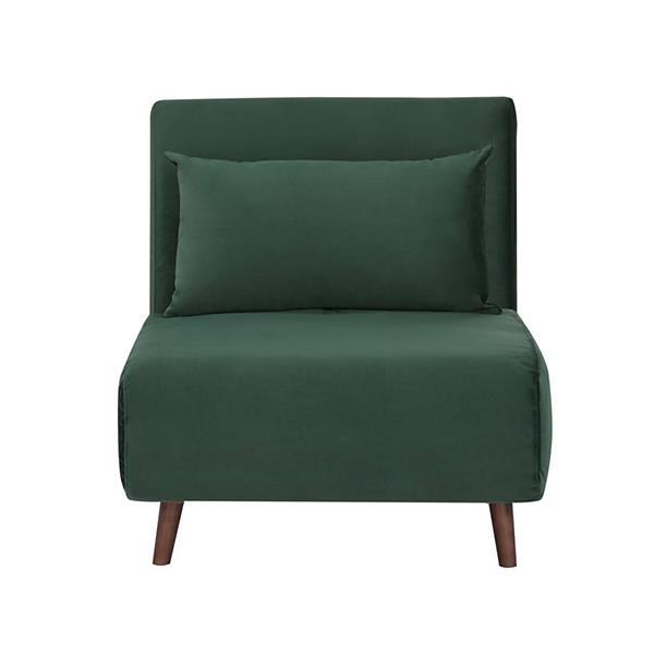 Πολυθρόνα κρεβάτι Nextdeco Stockholm πράσινο Υ90x76x81εκ. - Image 4