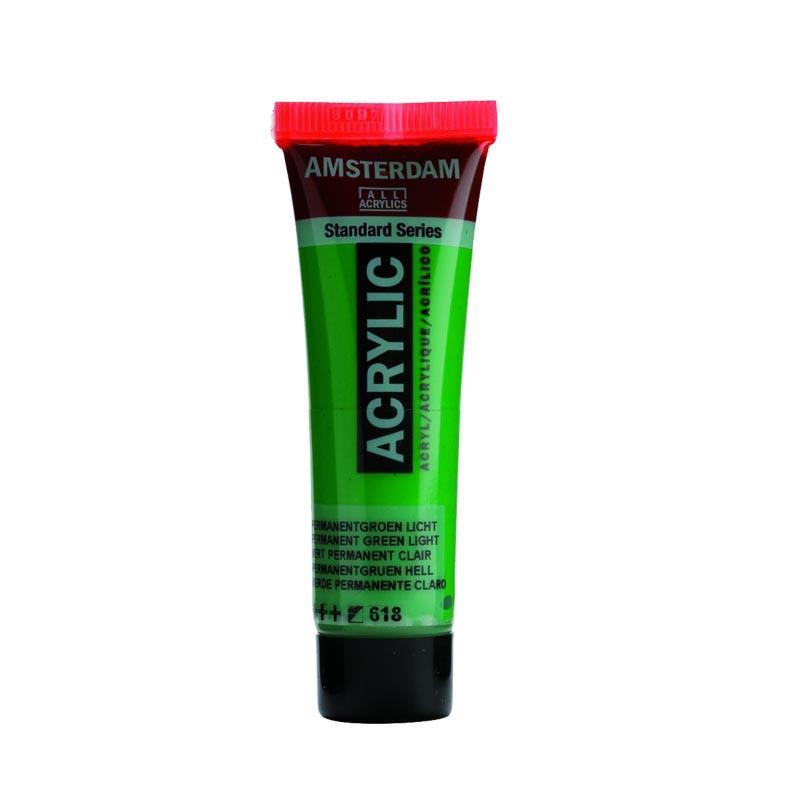 Talens amsterdam ακρυλικό χρώμα 618 permanet green l 120ml - Image 2