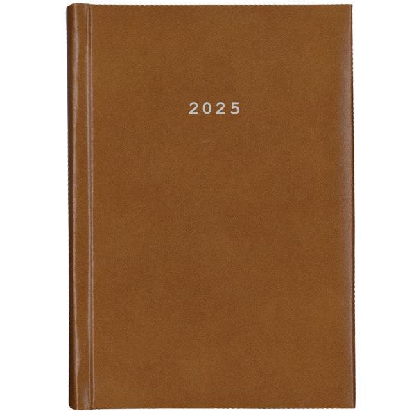 Next ημερολόγιο 2025 prestige ημερήσιο δετό καφέ ανοιχτό 12x17εκ.