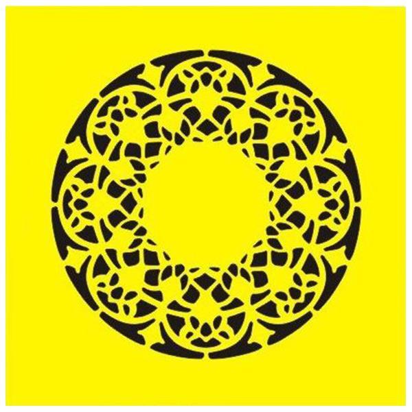 Στένσιλ πλαστικό "Μοτίβο 1" 16x16εκ. (ST0133) - Image 2