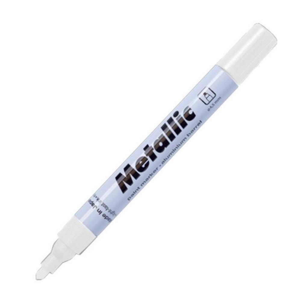 Centropen μαρκαδόρος ανεξίτηλος μεταλ. λευκός 1,5-2,5mm - Image 2