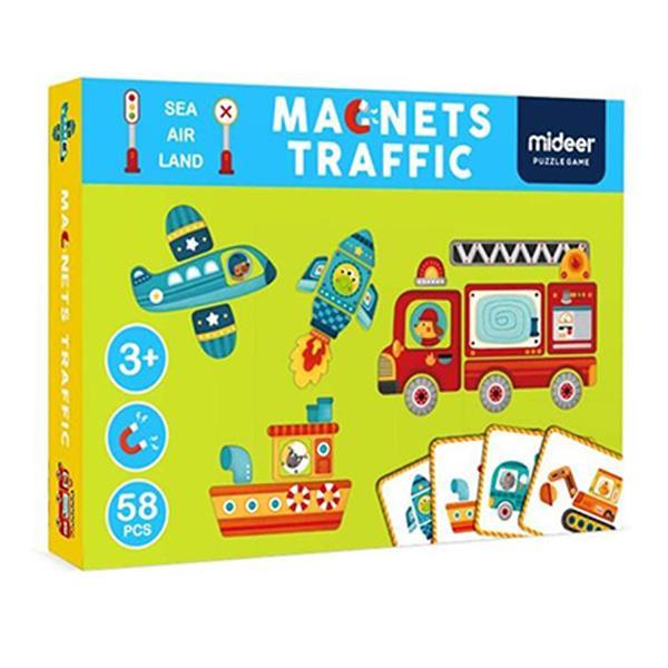 Mideer μαγνητικό παζλ "Traffic Game" 58τμχ - Image 3