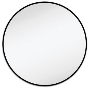 Καθρέφτης επιτοίχιος στρογγυλός Nextdeco μεταλλικό πλαίσιο Ø80εκ.
