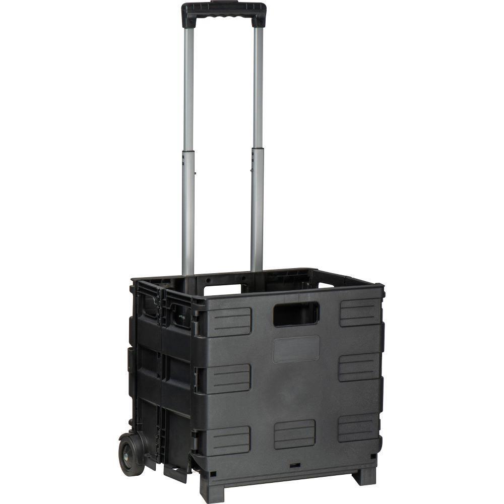 Καρότσι αγορών πτυσσόμενο πλαστικό, Υ90x30x40εκ.