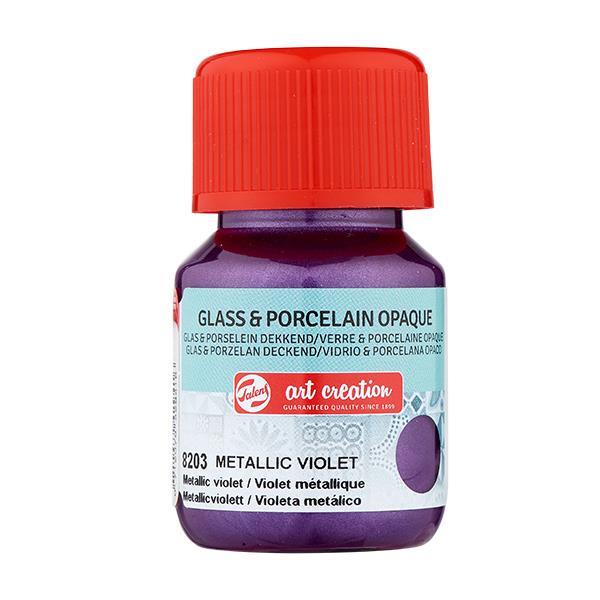 Talens χρώμα glass/porcelain opaque 8203 metal violet 30ml - Image 2