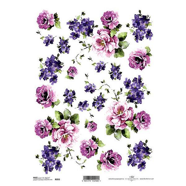 Ριζόχαρτο "forget me not" 21x29εκ. (ITD-R093) - Image 2