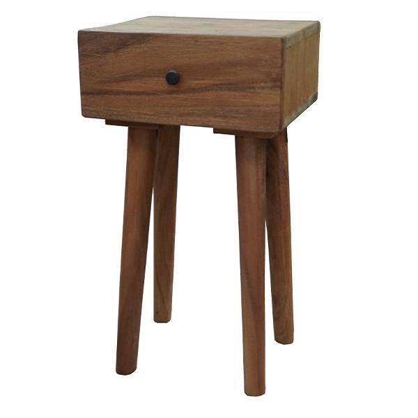 Κομοδίνο Nextdeco Tribeca από ξύλο teak Υ65x30x35εκ. - Image 2