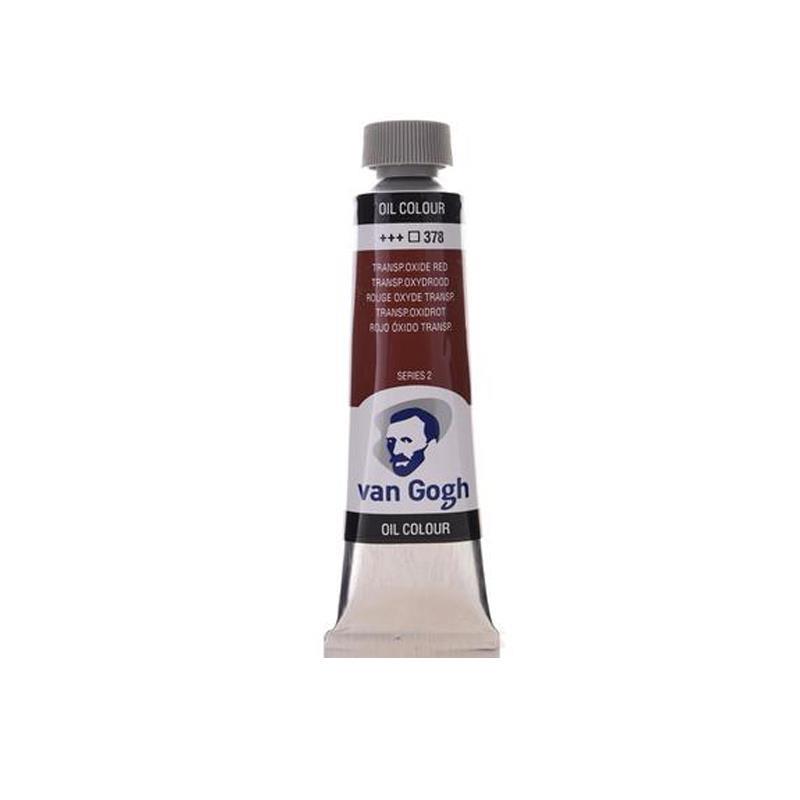 Talens van gogh χρώμα λαδιού 378 transparent oxide red 20ml - Image 2