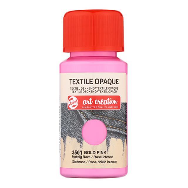 Talens χρώμα textile opaque 3501 bold pink 50ml - Image 2