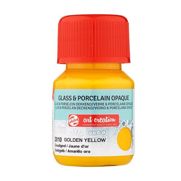 Talens χρώμα glass/porcelain opaque 2010 golden yellow 30ml - Image 2