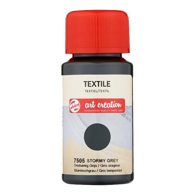 Talens χρώμα textile 7505 stormy grey 50ml - Image 2