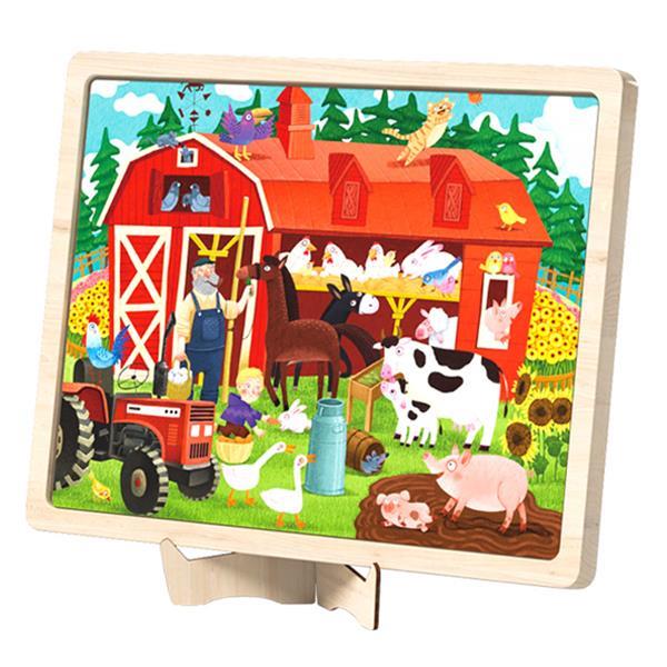 Mideer παζλ ξύλινο "Farm Cottage" 48τμχ - Image 2