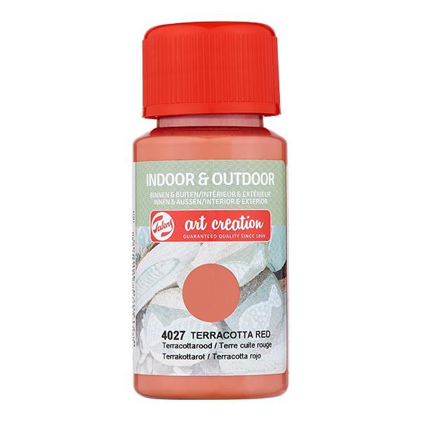 Talens χρώμα indoor/outdoor 4027 terracotta red 50ml - Image 2