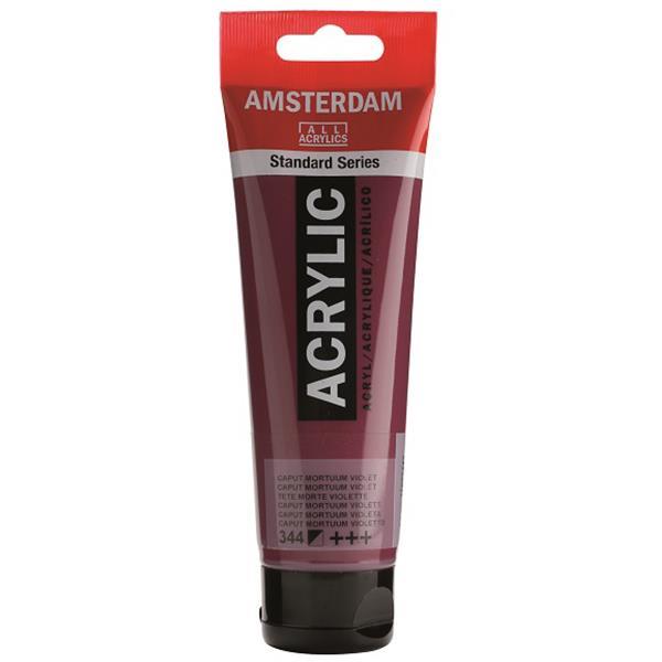 Talens amsterdam ακρυλικό χρώμα 344 caput mort. violet 120ml - Image 2