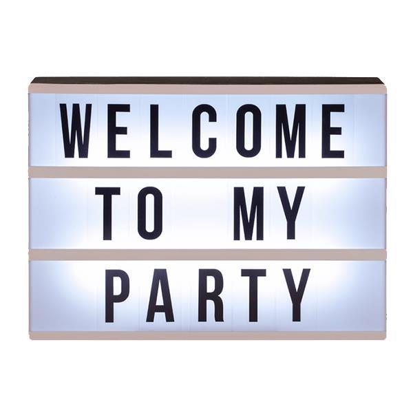 Πίνακας μηνυμάτων πλαστικός φωτιζόμενος Υ22x30x5εκ. - Image 2