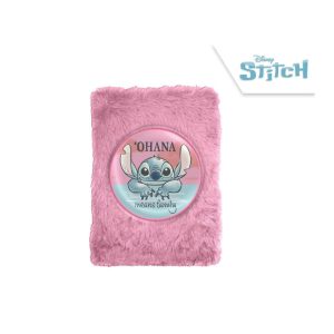 Σημειωματάριο με βελούδινο εξώφυλλο Stitch Y21χ15x2,5εκ.