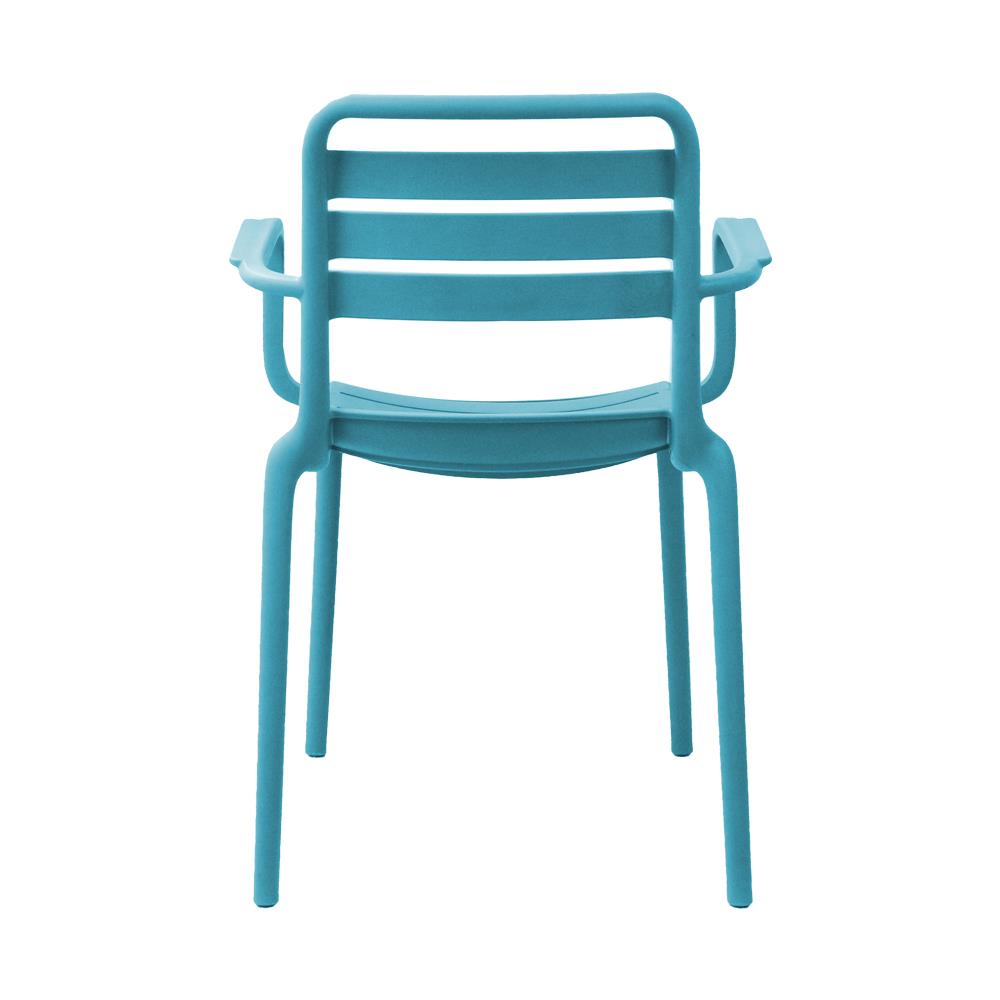 Καρέκλα πλαστική Fiona Nextdeco μπλε PP UV protection Y82x58x56 εκ. - Image 3