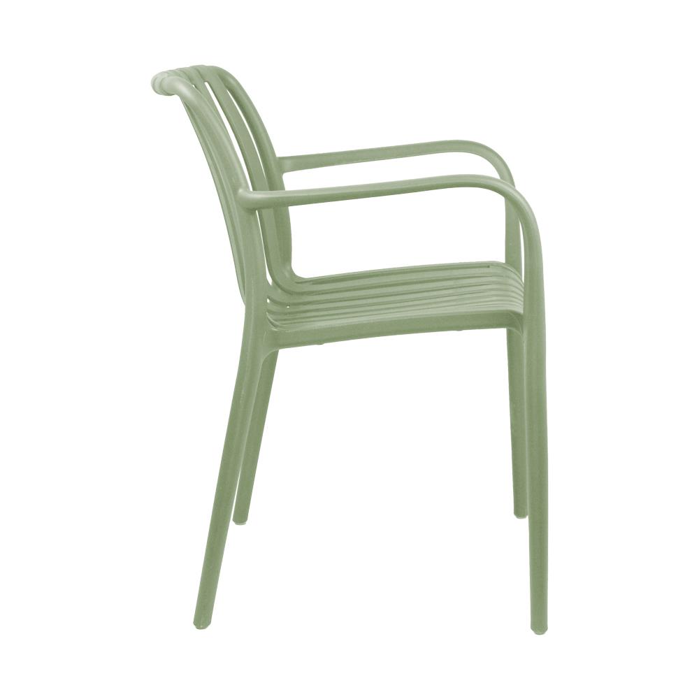 Καρέκλα πλαστική Urban Nextdeco σκούρο πράσινο PP UV protection Y80,5x54x58,5 εκ. - Image 2