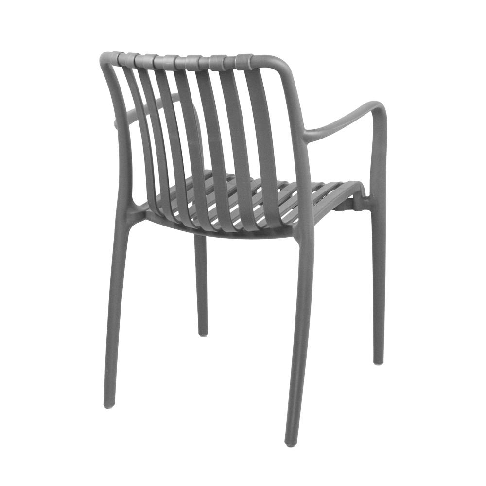 Καρέκλα πλαστική Urban Nextdeco γκρι PP UV protection Y80,5x54x58,5 εκ. - Image 2