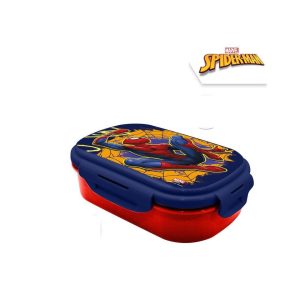 Φαγητοδοχείο Spiderman με μαχαιροπίρουνα 22x16x7εκ.
