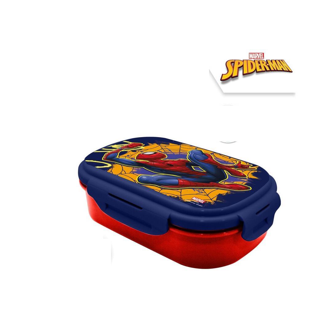 Φαγητοδοχείο Spiderman με μαχαιροπίρουνα 22x16x7εκ.