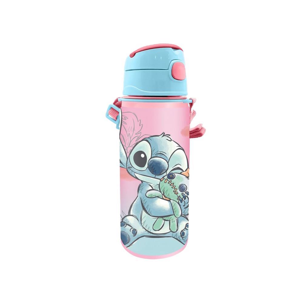 Παγούρι αλουμινίου Stitch με λουράκι 600ml