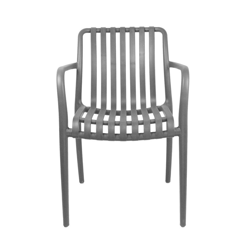 Καρέκλα πλαστική Urban Nextdeco γκρι PP UV protection Y80,5x54x58,5 εκ.