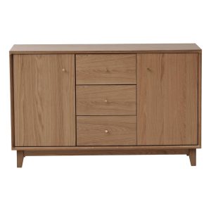 Μπουφές Nextdeco μασίφ ξύλο δρυός Υ75x120x40εκ.