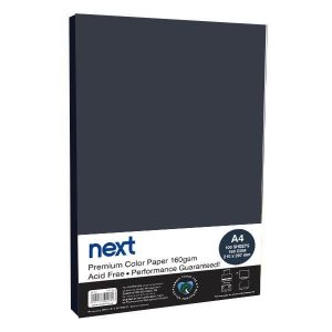 Χαρτόνι φωτοαντιγραφικό μαύρο Α4,160γρ,100φ.