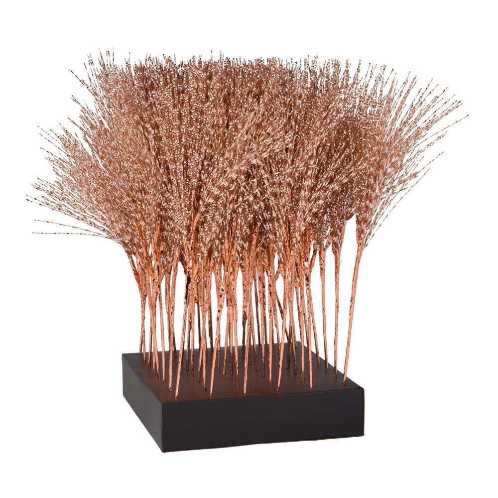 Χριστουγεννιάτικο διακοσμητικό λουλούδι χάλκινο 60x2.5x10εκ.