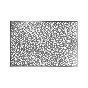 Σουπλά σε σχέδιο μπροκάρ ασημένιο 45x30εκ.