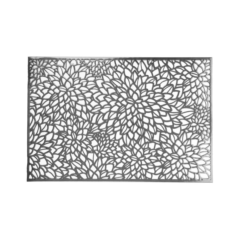 Σουπλά σε σχέδιο μπροκάρ ασημένιο 45x30εκ.