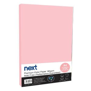 Χαρτόνι φωτοαντιγραφικό ροζ Α4,160γρ,100φ.