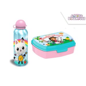 Σετ φαγητοδοχείο - παγούρι Γκάμπι 17,5x12,5xY6εκ. 500ml