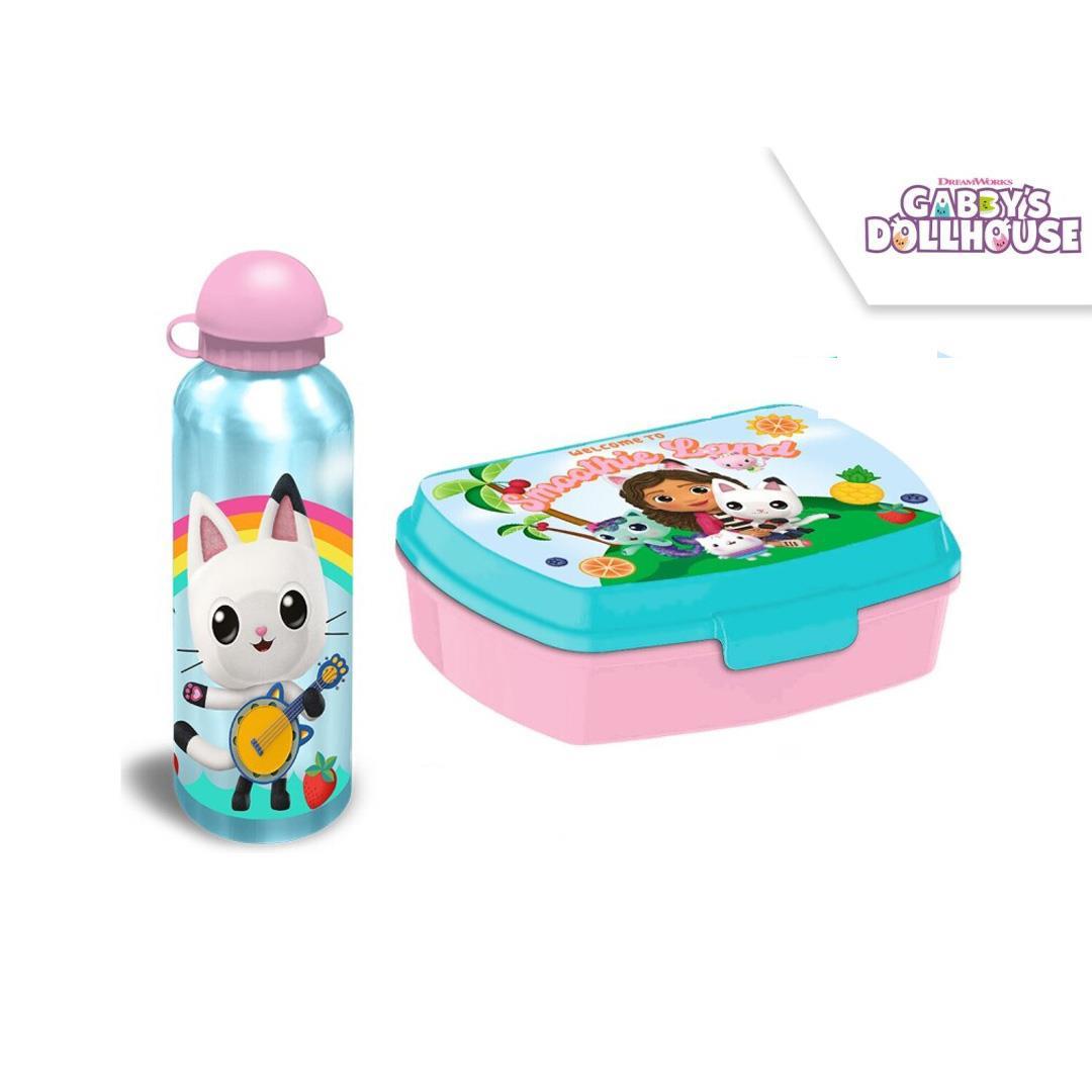 Σετ φαγητοδοχείο - παγούρι Γκάμπι 17,5x12,5xY6εκ. 500ml