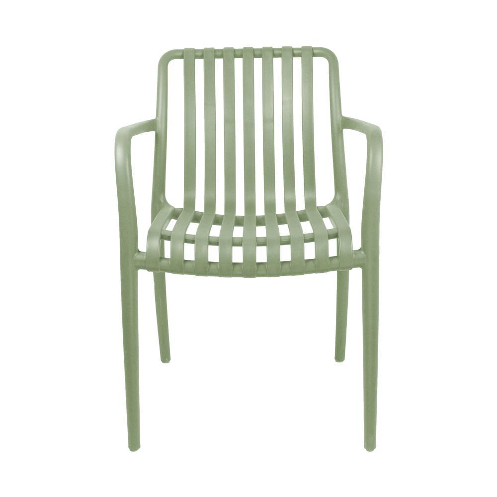 Καρέκλα πλαστική Urban Nextdeco σκούρο πράσινο PP UV protection Y80,5x54x58,5 εκ.