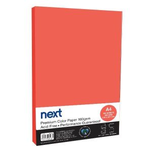 Χαρτόνι φωτοαντιγραφικό κόκκινο Α4 100 φύλλα 160γρ