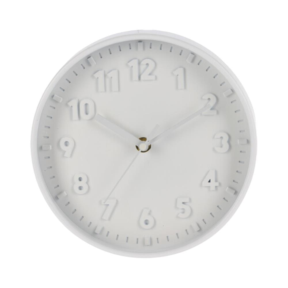 Ρολόι τοίχου λευκό Ø20εκ.