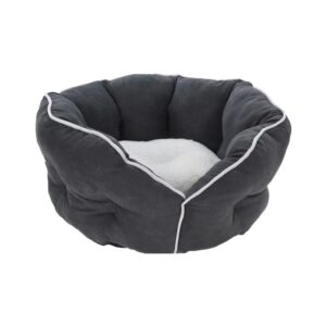 Κρεβάτι σκύλου ή γάτας γκρι Υ18,5x50x18εκ.