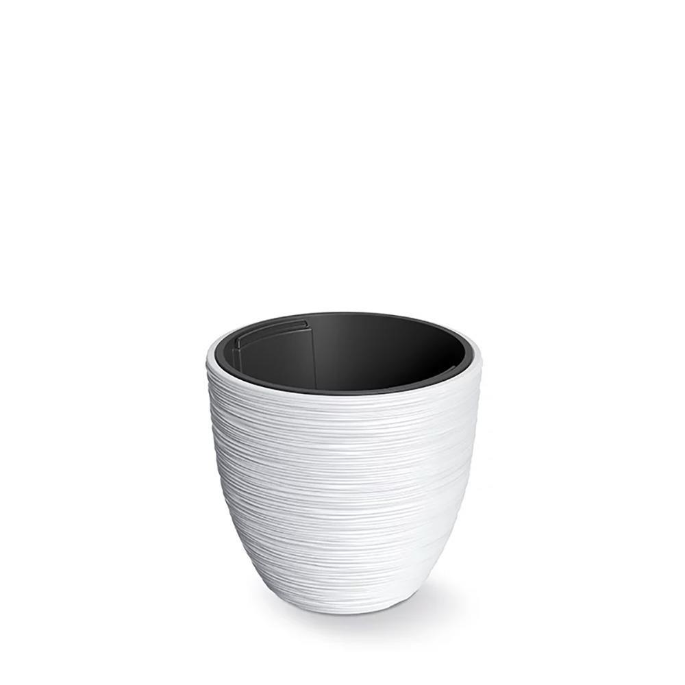 Γλάστρα - κασπώ Furu λευκό Y28xΦ29,8εκ.