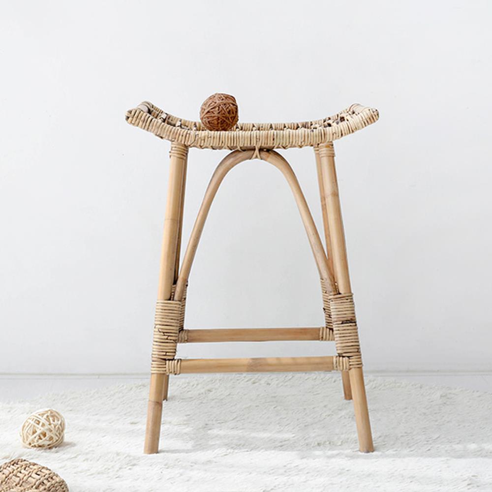 Σκαμπό Nextdeco Haunani από φυσικό rattan Υ60x50x41εκ. - Image 3