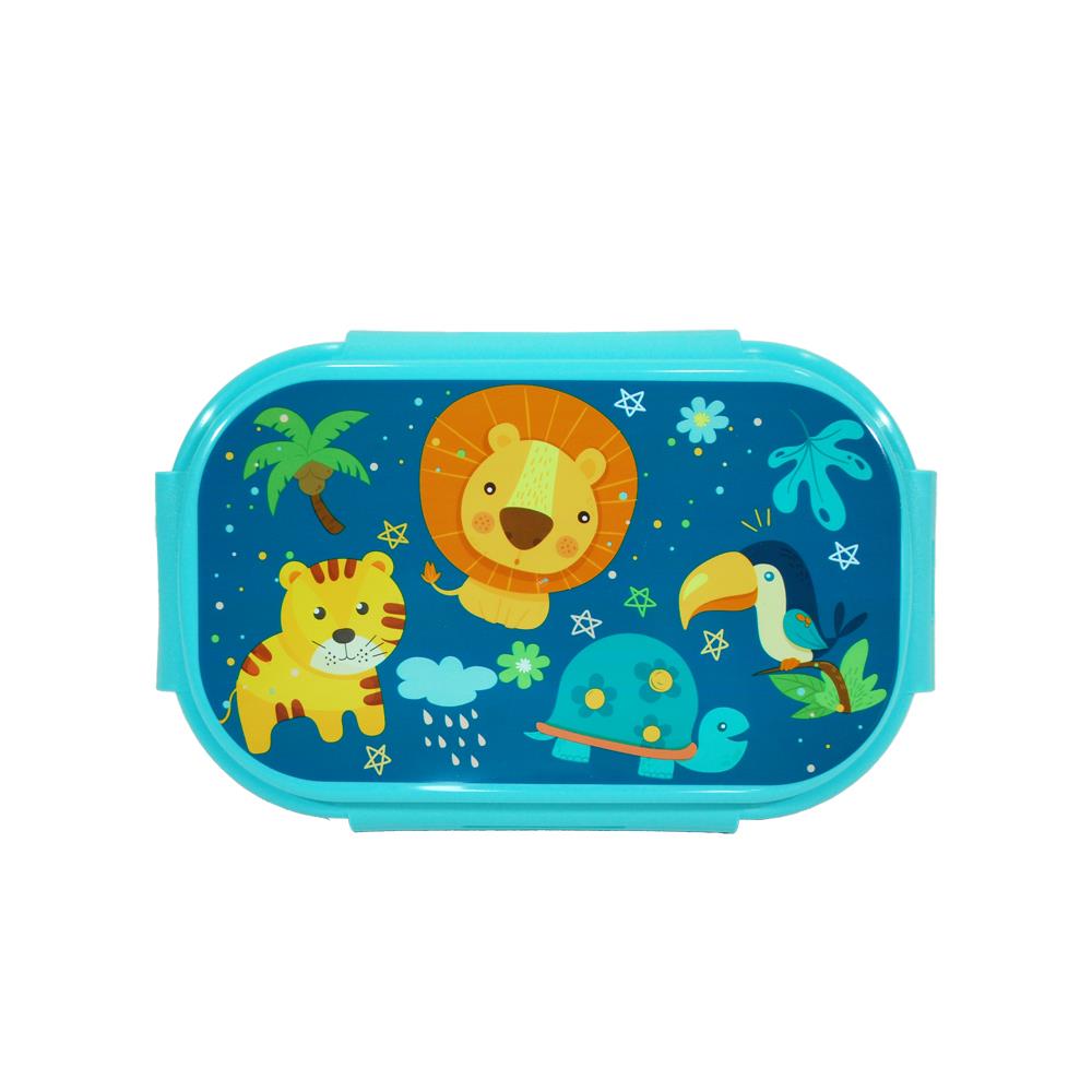 Φαγητοδοχείο Into the jungle με μαχαιροπίρουνα 21x14x6εκ. - Image 2