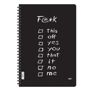 Next trends the F word τετράδιο σπιράλ 2 θέματα 70 φύλλα 17x25εκ.