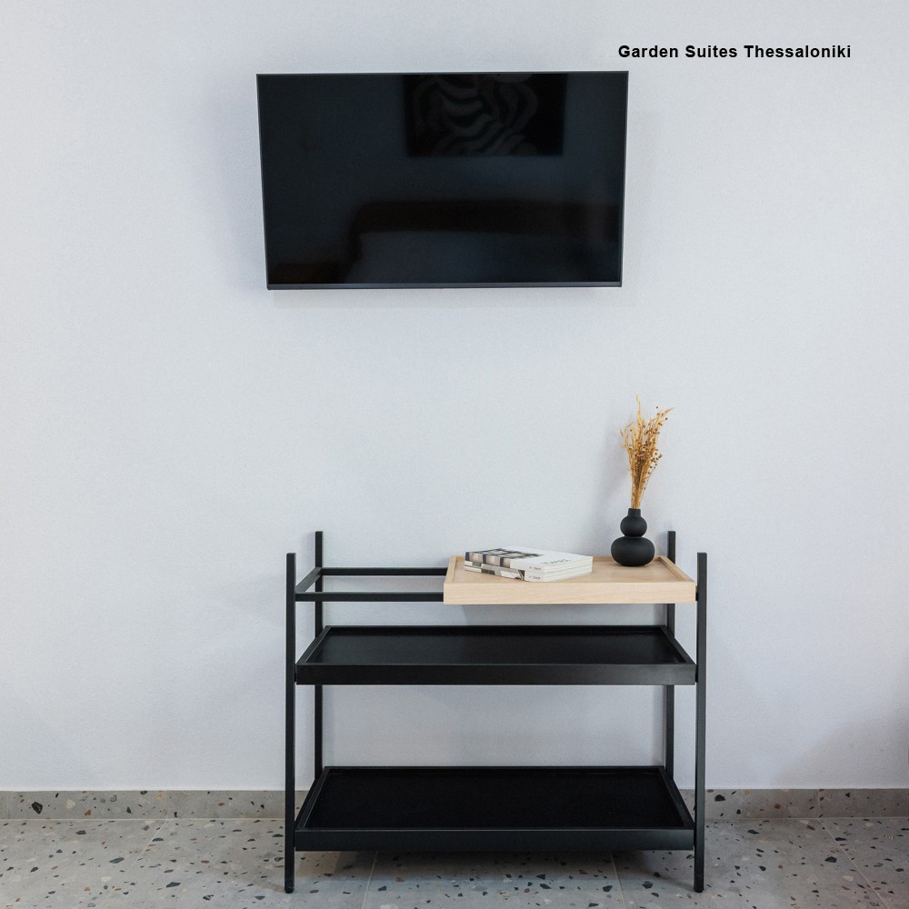 Ραφιέρα μεταλλική Nextdeco 3 επιπέδων 100x40xΥ81εκ. - Image 3