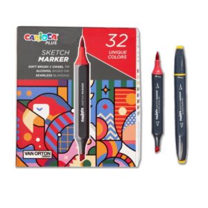 CARIOCA Plus Sketch Marker Hard Box 32 ΤΜΧ
