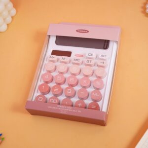 Κομπιουτεράκι 12 ψηφίων ροζ 16x12εκ.