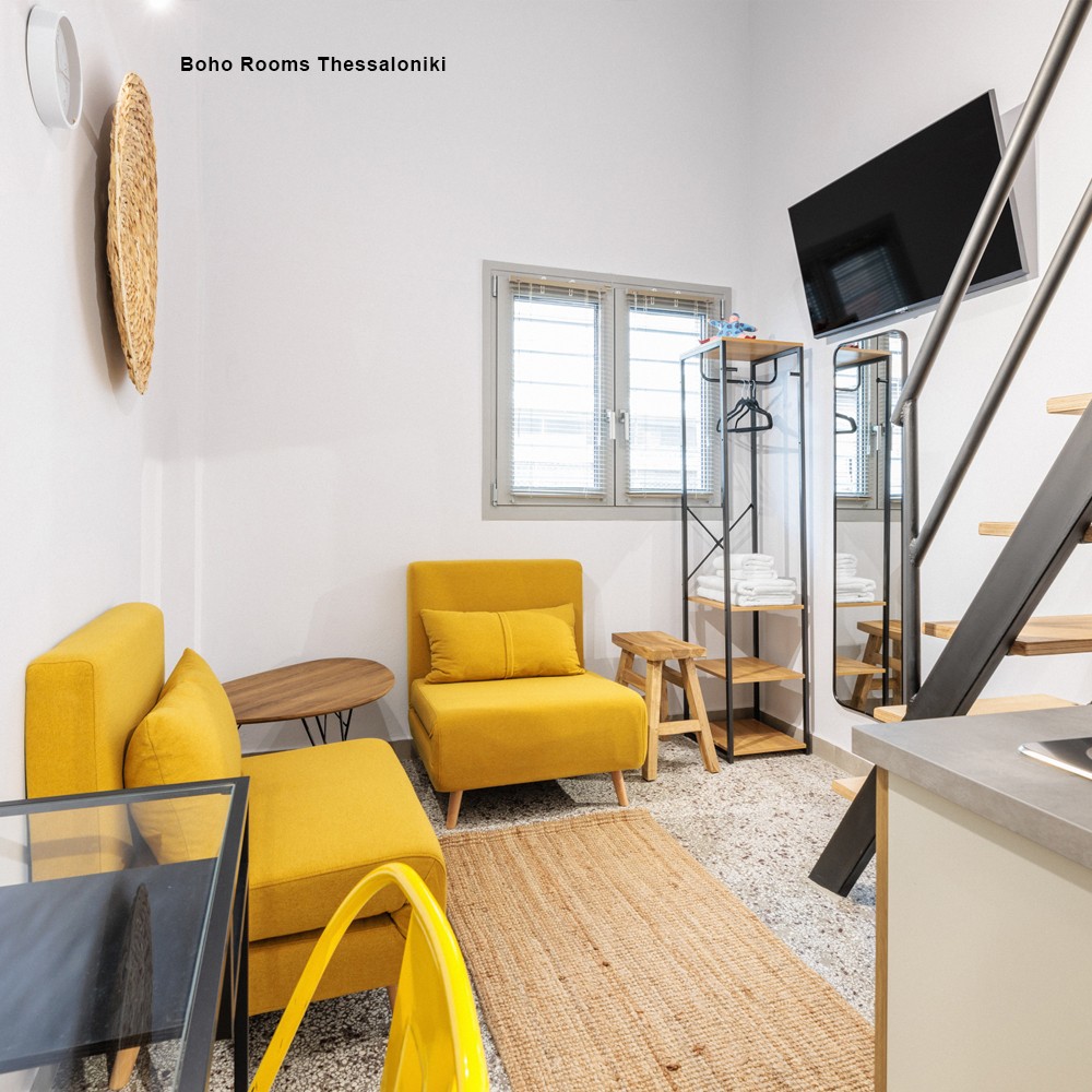 Πολυθρόνα κρεβάτι Nextdeco Stockholm μουσταρδί Υ90x76x81εκ. - Image 7