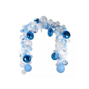 Διακοσμητικό σετ μπαλονιών μπλε 122τεμαχίων