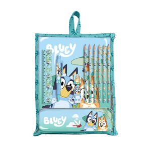 Σετ ζωγραφικής 12 τεμαχίων Bluey σε τσάντα δώρου 30x22,5x2εκ.