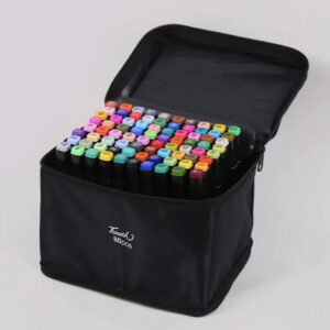 Μαρκαδόροι αλκοόλης διπλής γραφής 80 χρώματα